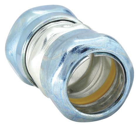 Steel 1 In Trade Size Compression Conduit Coupling 52AV12 2924RT