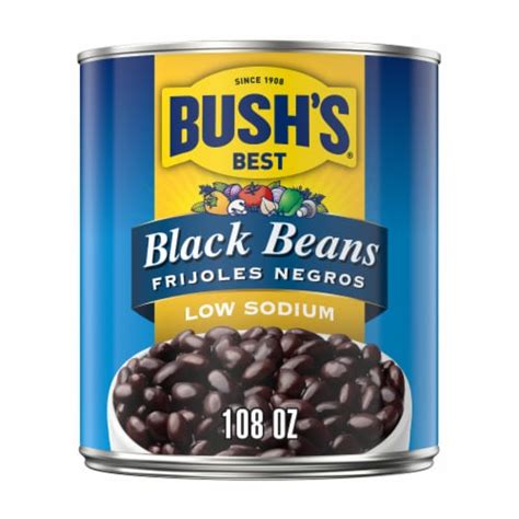 Bush's Low Sodium Black Beans 108 oz, 108 oz - Kroger