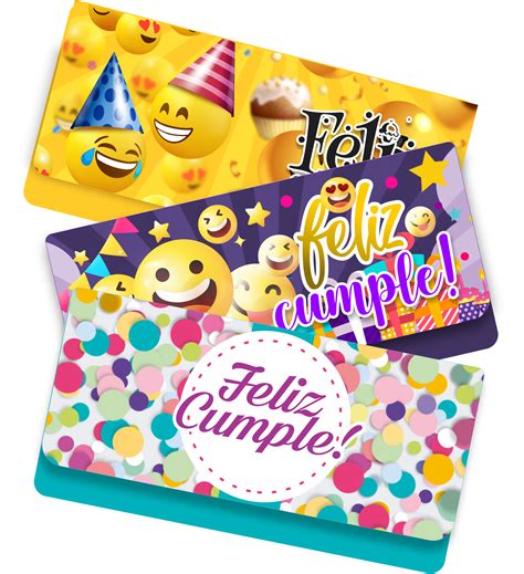 Pack de 6 Sobres para dinero Cumpleaños Ingenio Gráfico