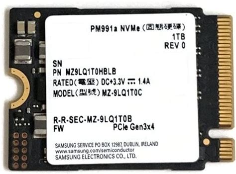 Amazon Samsung SSD 2TB PM9A1 M 2 2280 80mm MZVL22T0HBLB NVMe PCIe