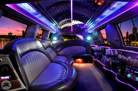 Black Lincoln Stretch Limousine 10 Passenger Angel City Limo