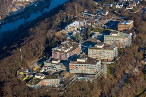 Essen Aus Der Vogelperspektive Klinikgel Nde Des Krankenhauses