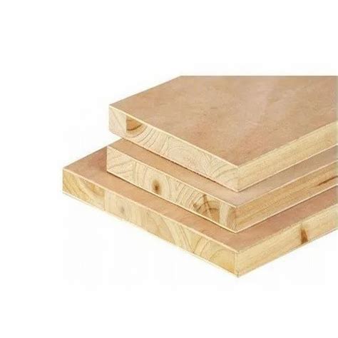 Brown Hardwood Block Board Thickness 19 Mm Size 8 X 4 At Rs 60