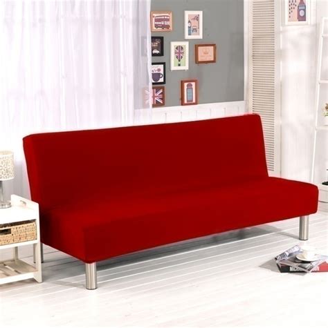 Capa para Sofá Cama Vermelho Decoração do Lar