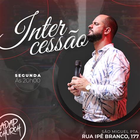 Intercessão Culto de Oração Flyer Igreja Cartazes cristãos