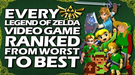 Every Legend Of Zelda Game Ranked From Worst To Best Youtube