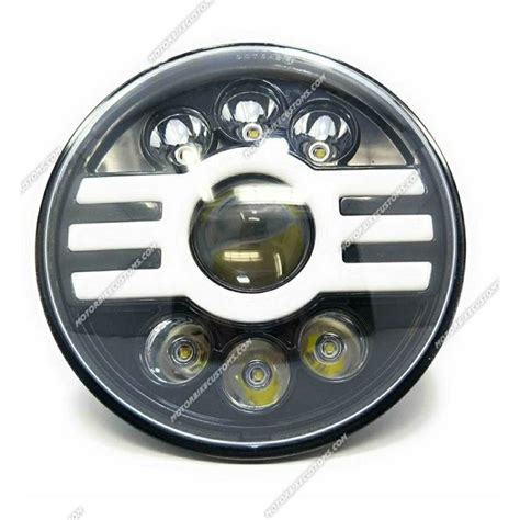 HJG Trinetra Led Headlight For Royal Enfield 90 Watts MotorbikeCustoms