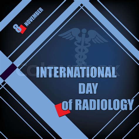 International Day Of Radiology Stock Vector Colourbox