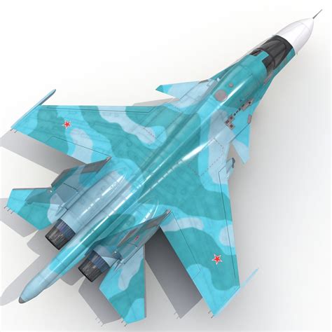 Fighter Sukhoi Su-34 3D Model 3D Model $149 - .max .3ds .c4d .fbx .ma ...