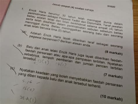 Contoh Soalan Peperiksaan Jpa Gred 29