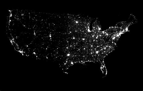 The United States At Night