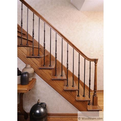 Lih Hol Plain Bar Baluster Wood Stair Hollow Iron Baluster