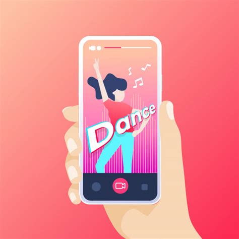 Tik Tok Dancing Illustrations, Royalty-Free Vector Graphics & Clip Art ...