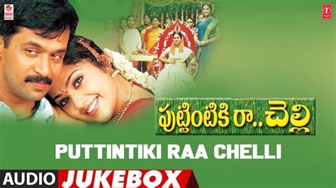 Puttintiki Raa Chelli Audio Jukebox Arjun Meena S A Rajkumar Surendra Krishna Telugu