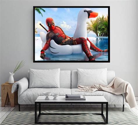 Deadpool Film Poster Leinwand Druck Wand Kunst Leinwand Gemälde