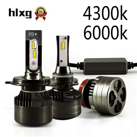 Hlxg Pcs H Led K K Lm W H H Csp Chip Car Headlight