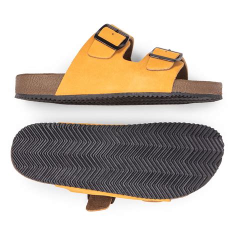 Sand Lia Feminina Papete Birken Nathos De Couro Leg Timo