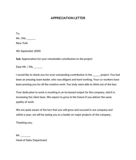 Thank You Letter To Employees For Hard Work Onvacationswall