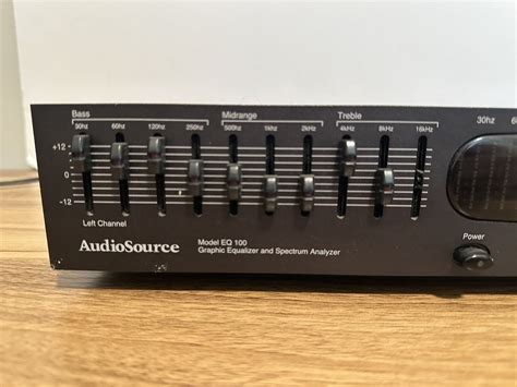 Audiosource Eq 100 Graphic Equalizer And Spectrum Analyzer Ebay