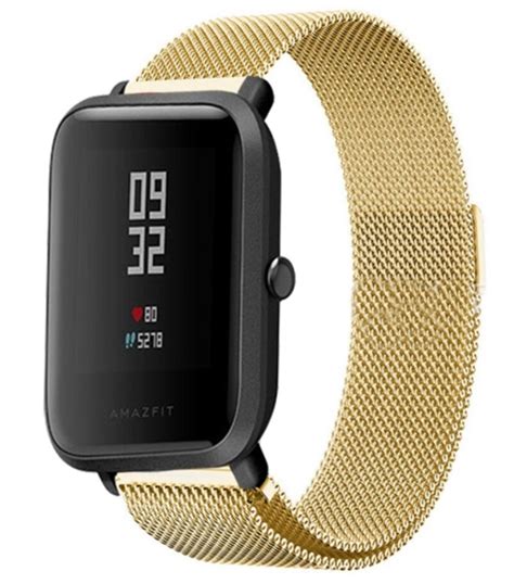 Xiaomi Amazfit Bip Milanese Band Goud Smartwatchbanden Nl