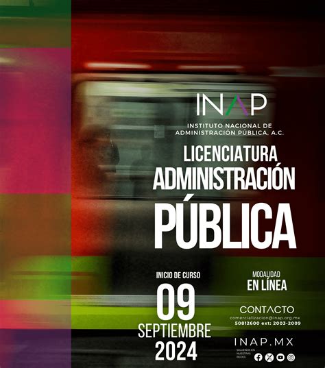 Licenciatura En Administración Pública En Línea Inap