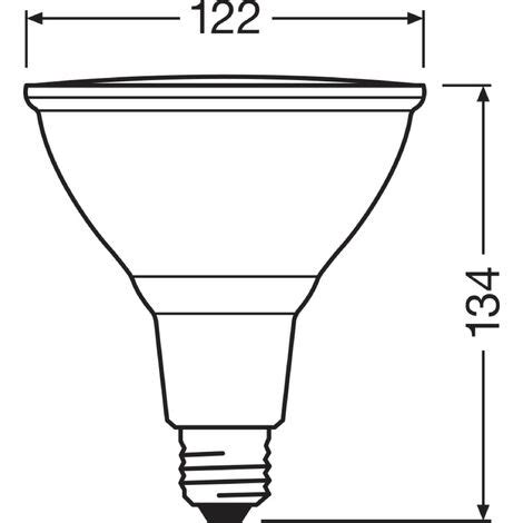 Ampoule Spot LED Ledvance Osram E27 12W 1035Lm 2700K 15º IP65