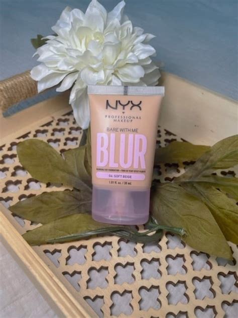 NYX Bare With Me Blur Foundation Review Good For Mature Skin