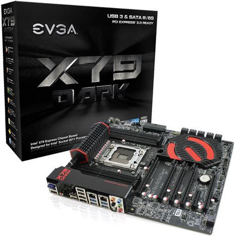 Evga Launches High Performance X79 Dark Motherboard For Ivy Bridge E Processors