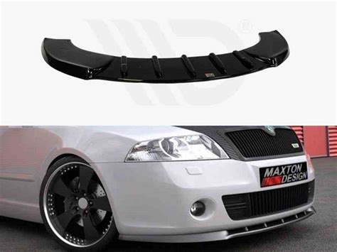 Maxton FRONT SPLITTER SKODA OCTAVIA MK2 VRS PRE FACELIFT 2005 2007