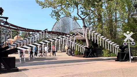 Cedar Point Lake Erie Railroad Crossing 1 5 15 23 YouTube