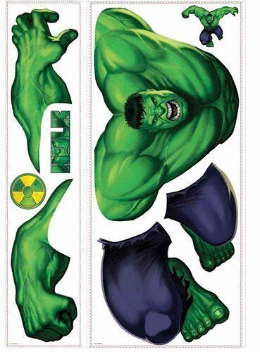 The Incredible Hulk Wall Decals