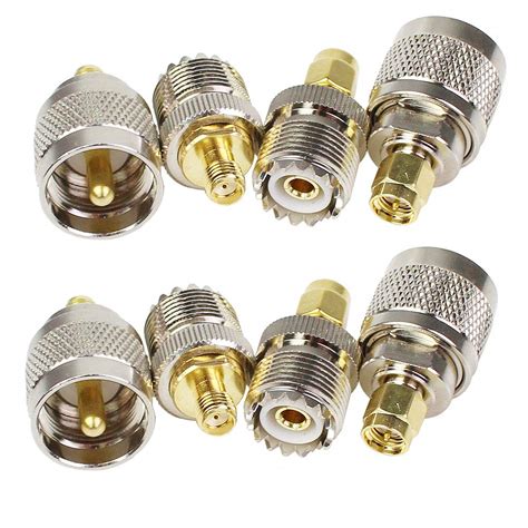 Amazon Exgoofit Sma Uhf Connector Kit Type Set Pcs Pl To Sma