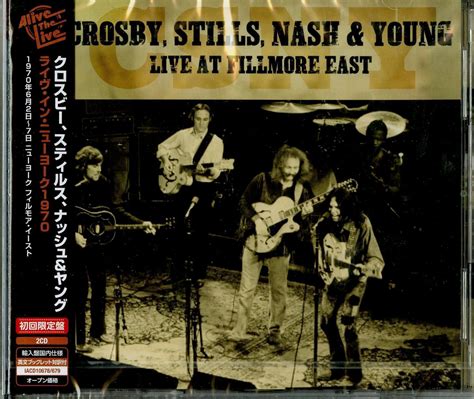 Crosby Stills Nash And Young Live At Fillmore East Import 2 Cd