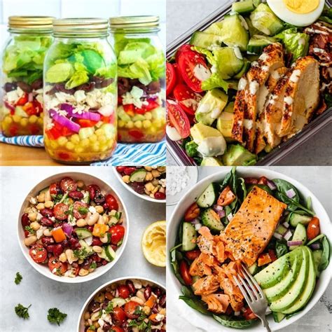 21 Easy Meal Prep Salads To Grab and Go - All Nutritious