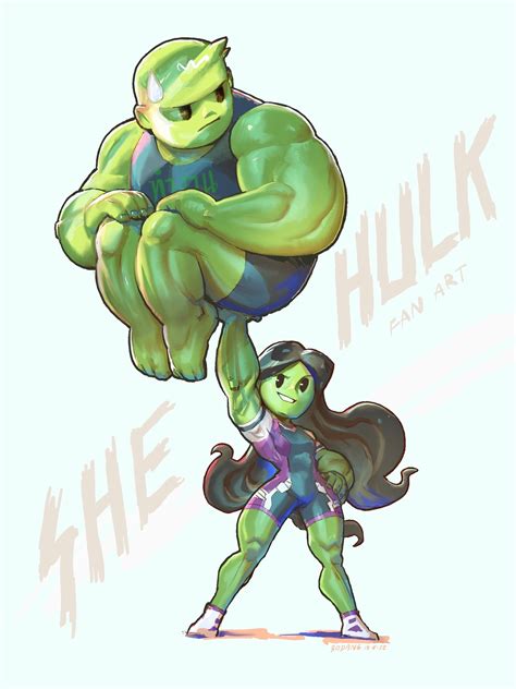 Artstation She Hulk Fan Art