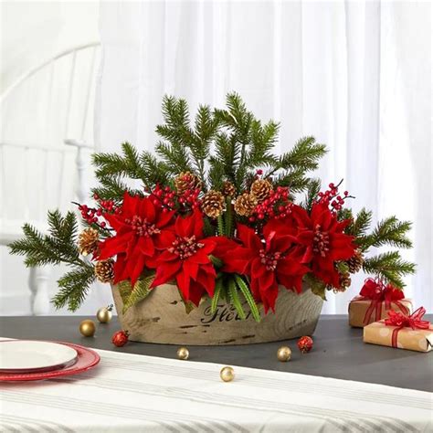 Lovely Christmas Decorating Ideas Poinsettia Holiday Gifts And