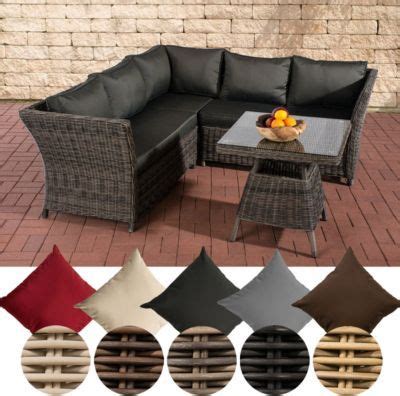 Garten Lounge Gruppe Santa Lucia Mm Rund Geflecht X Sofa X