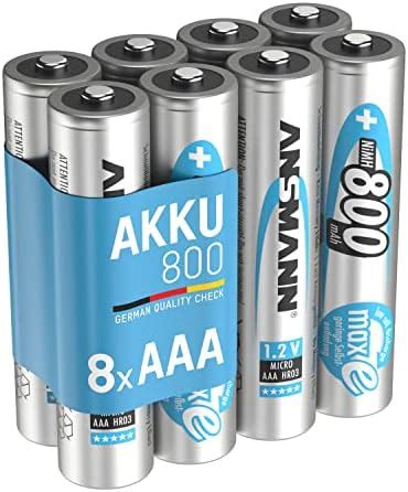 Ansmann Aaa Size Batteries Pack Of Long Lasting Precharged