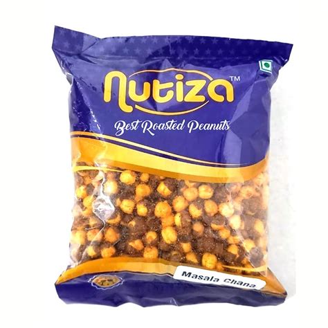 Slightly Sweet Nutiza Roasted Masala Chana Packaging Size G