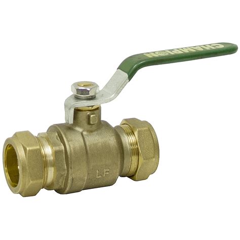 12 Copper Compression 200 Psi Brass Ball Valve Shut Off Valves Water Valves Water Pumps