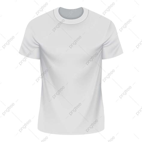 Estilo Realista De Maqueta De Camiseta Blanca Png Dibujos Ropa Clipart