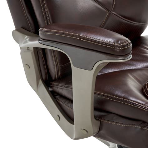 La Z Boy Cantania Executive Office Chair With Air Technology In Brown