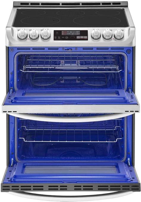 Lte4815st Lg 30 Wi Fi Enabled Slide In Electric Double Oven Range With Easy Clean And Probake