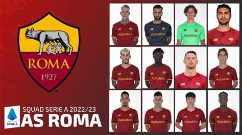 Squad As Roma 2022/2023 Ft Nemanja Matić & Mile Svilar - YouTube