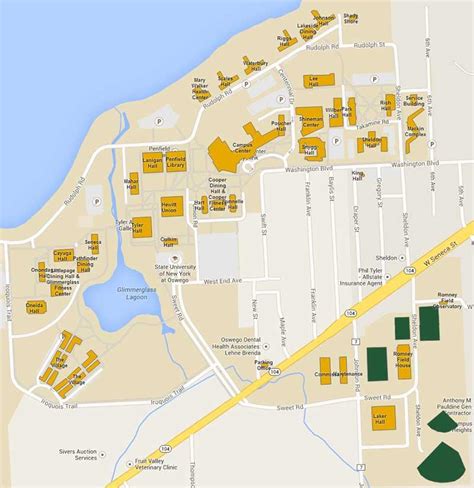 Suny Binghamton University Campus Map