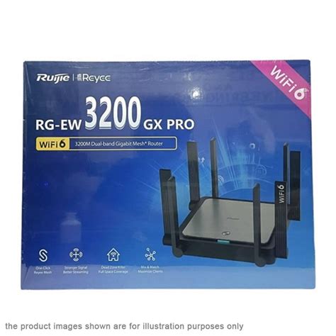 Ruijie Reyee Rg Ew3200gx Pro 3200m Wi Fi 6 Dual Band Wall Less Gigabit