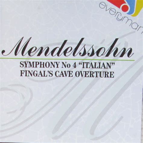 Mendelssohn Vienna Festival Orchestra Symphony No Italian Fingal