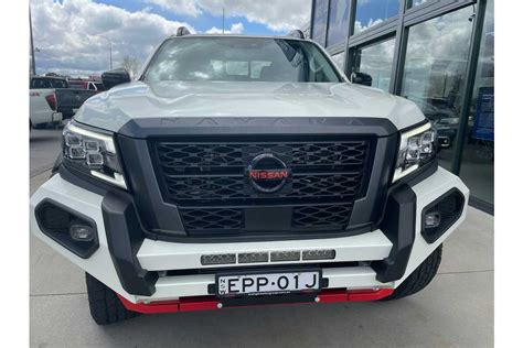 SOLD 2021 Nissan Navara PRO 4X Warrior In White Used Ute Orange NSW