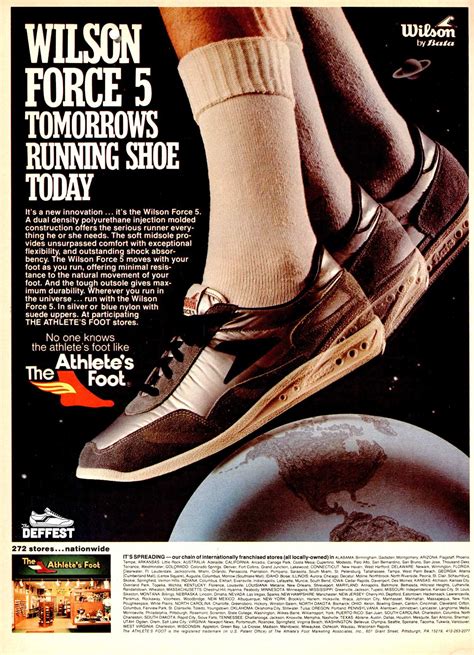 Wilson Bata Force 5 Vintage Sneaker Ad The Deffest Vintage Ads Poster Vintage Vintage Stuff