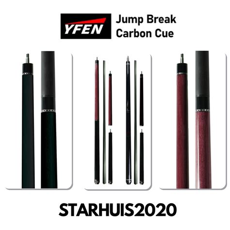 Jual Yfen Carbon Break Jump Cue Stik Brik Bola Lompat Professional